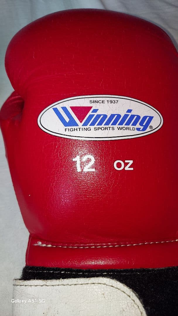Winning ボクシンググローブ 12 oz 赤
