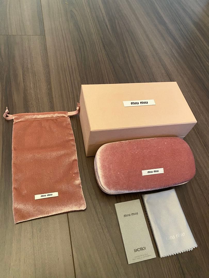 【美品】miu miuサングラス ラウンド型 べっこう