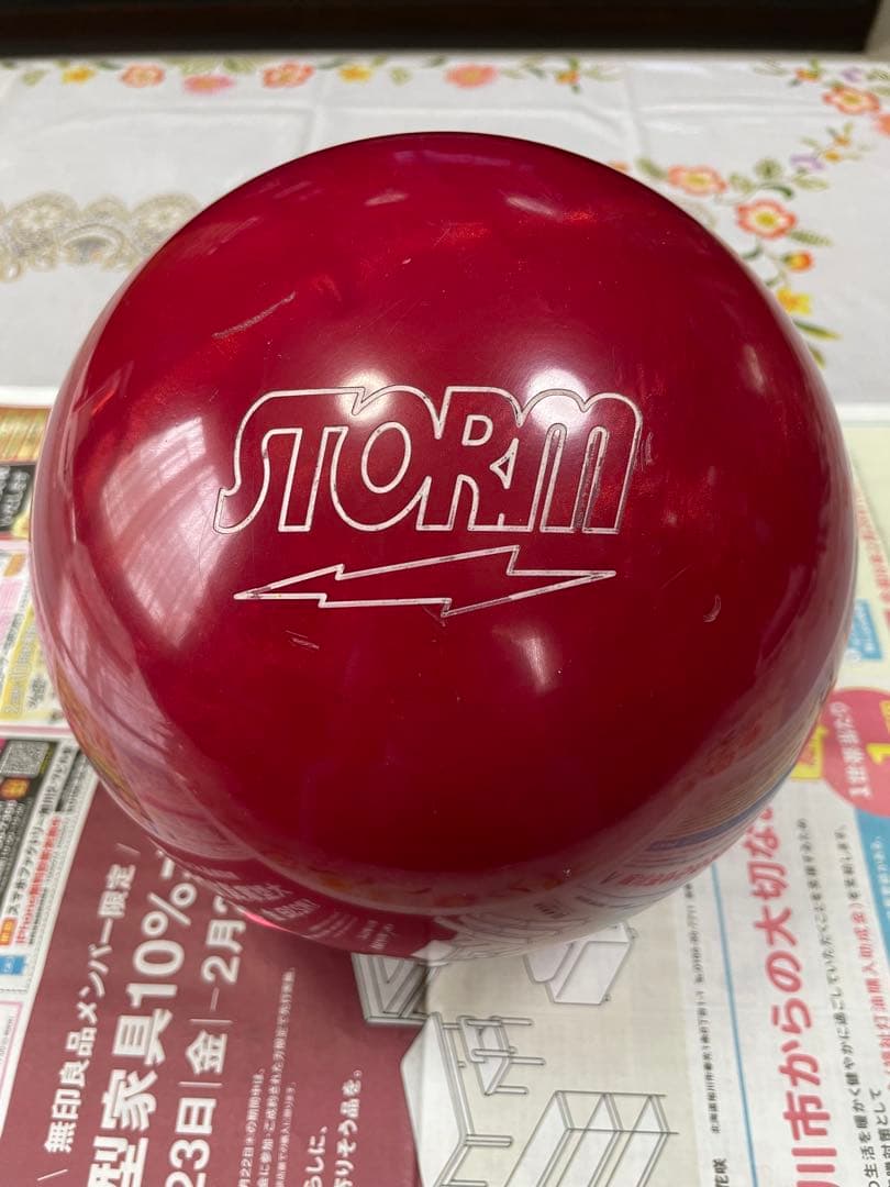 STORM MARVEL FLAME ボウリングボール15-3美品