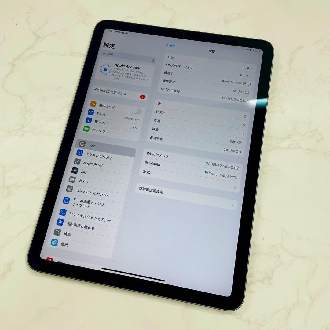 専用 iPad Air 10.9 第4世代 Wi-Fi 256GB