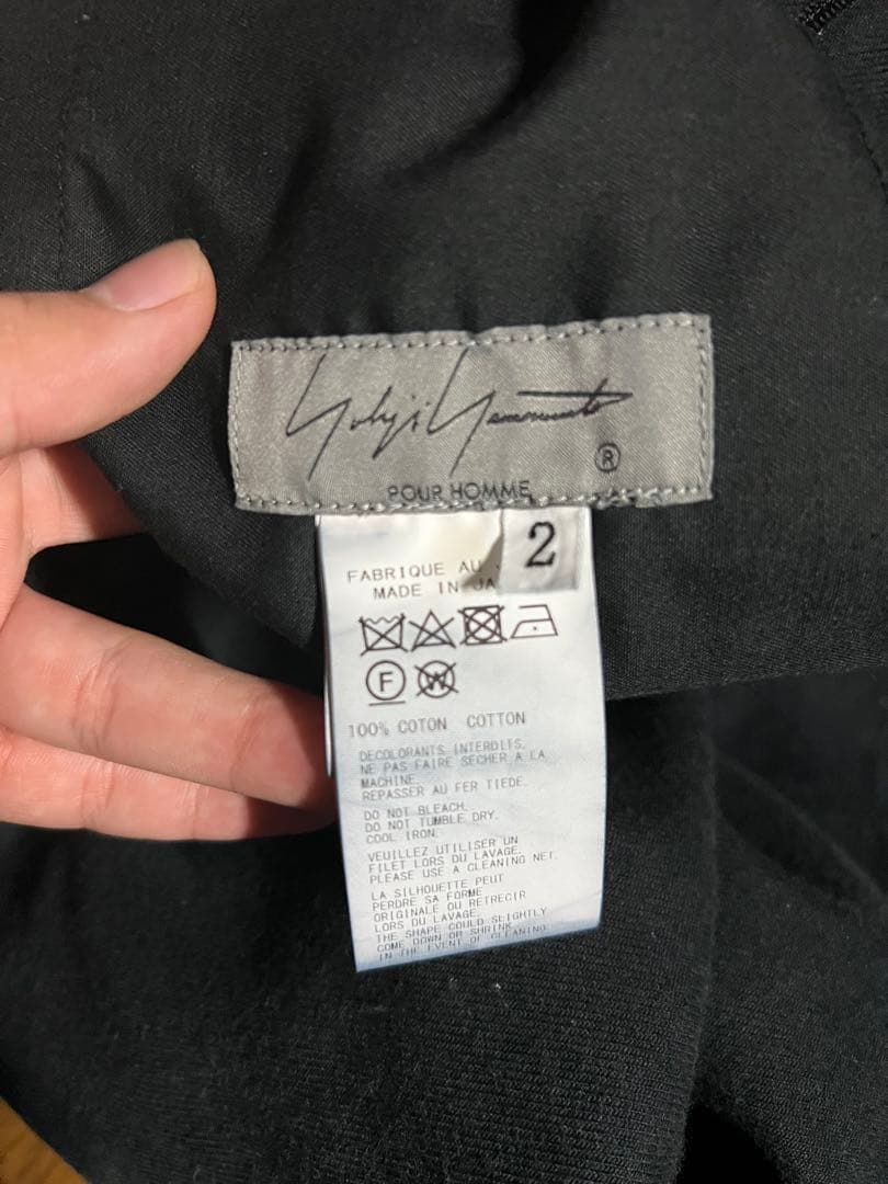 乳*菌様 Yohji Yamamoto pour homme 24aw女性柄デニ