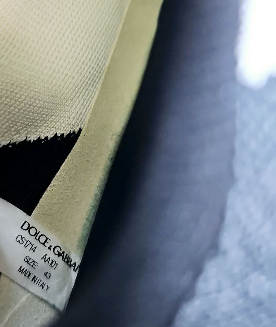 DOLCE&GABBANA ソレントスニーカー ホワイト&ブラック 43