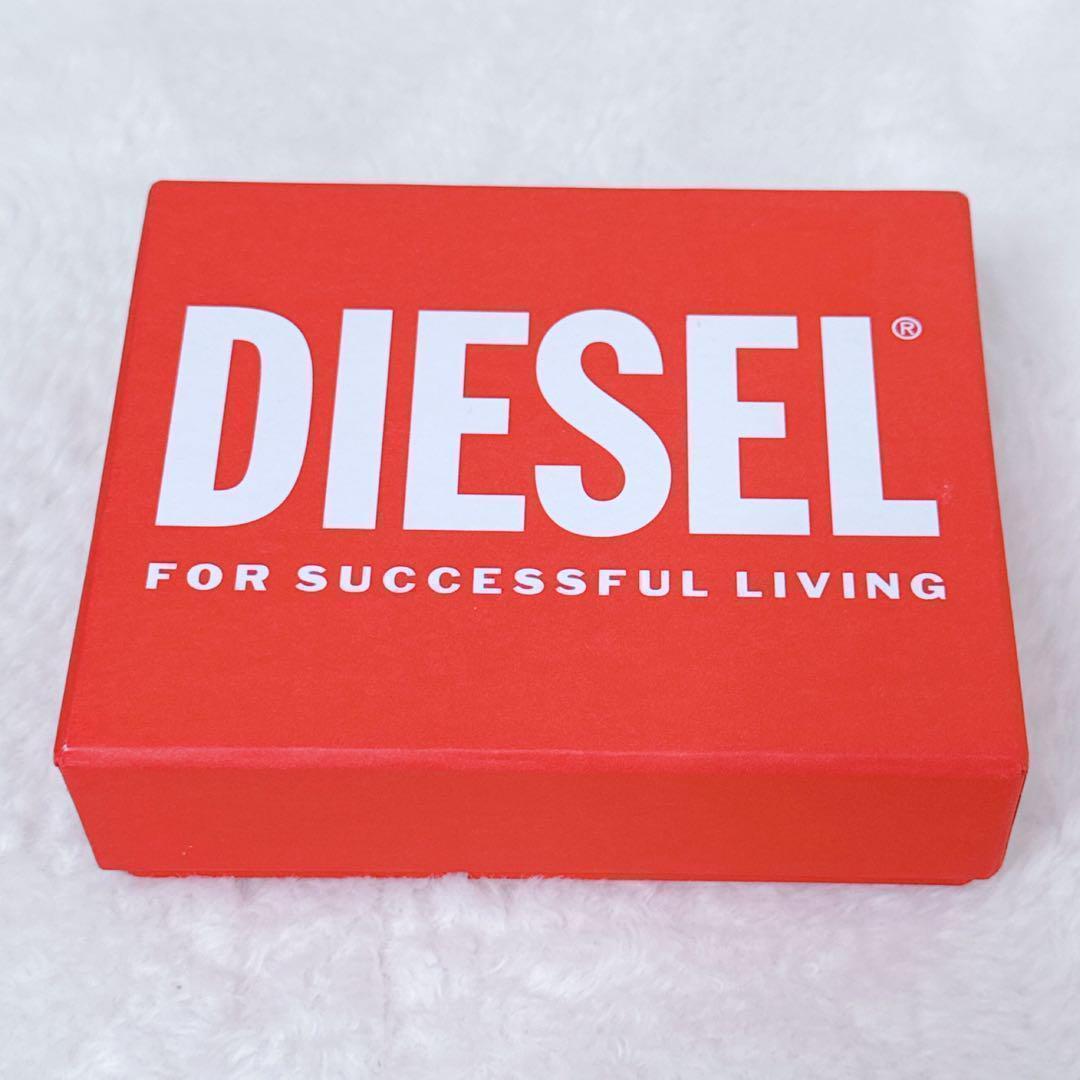 【DIESEL】ディーゼル レザー キーケース ブラック 6連 牛革 Dロゴ 箱