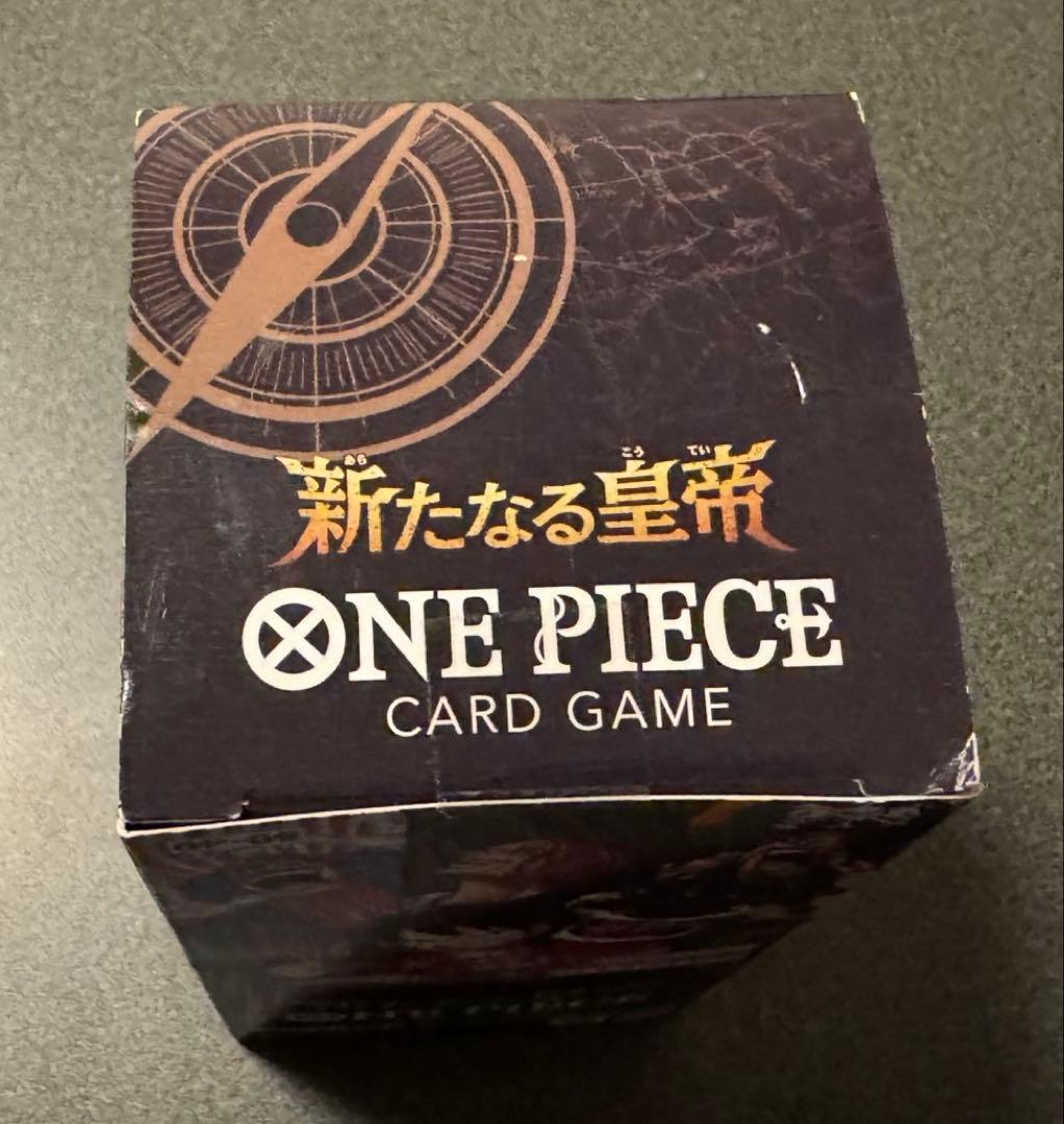 新品　テープ付き　箱ダメージアリ　ワンピースカードゲーム　新たなる皇帝　1BOX