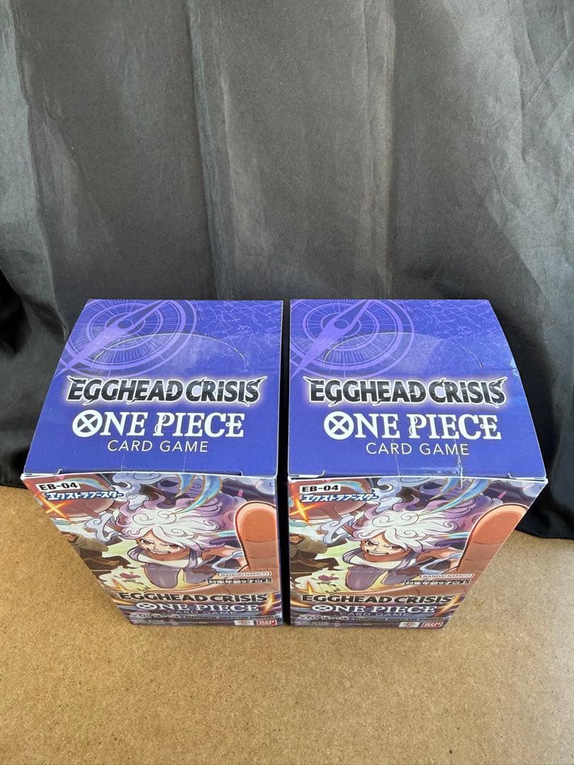 EGGHEAD CRISIS ONE PIECE カードゲーム（2箱）　テープ付