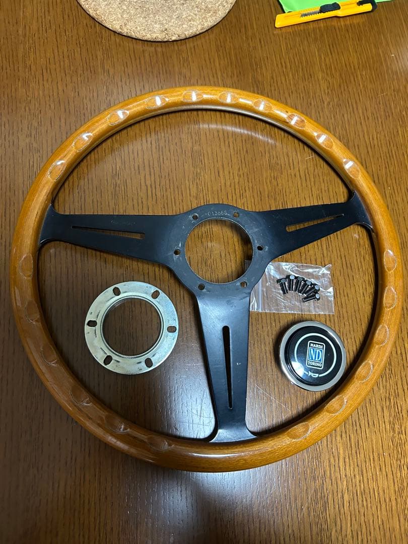 n*o様 ナルディ 正規品 クラシック ウッド ステアリング ハンドル 美品 N