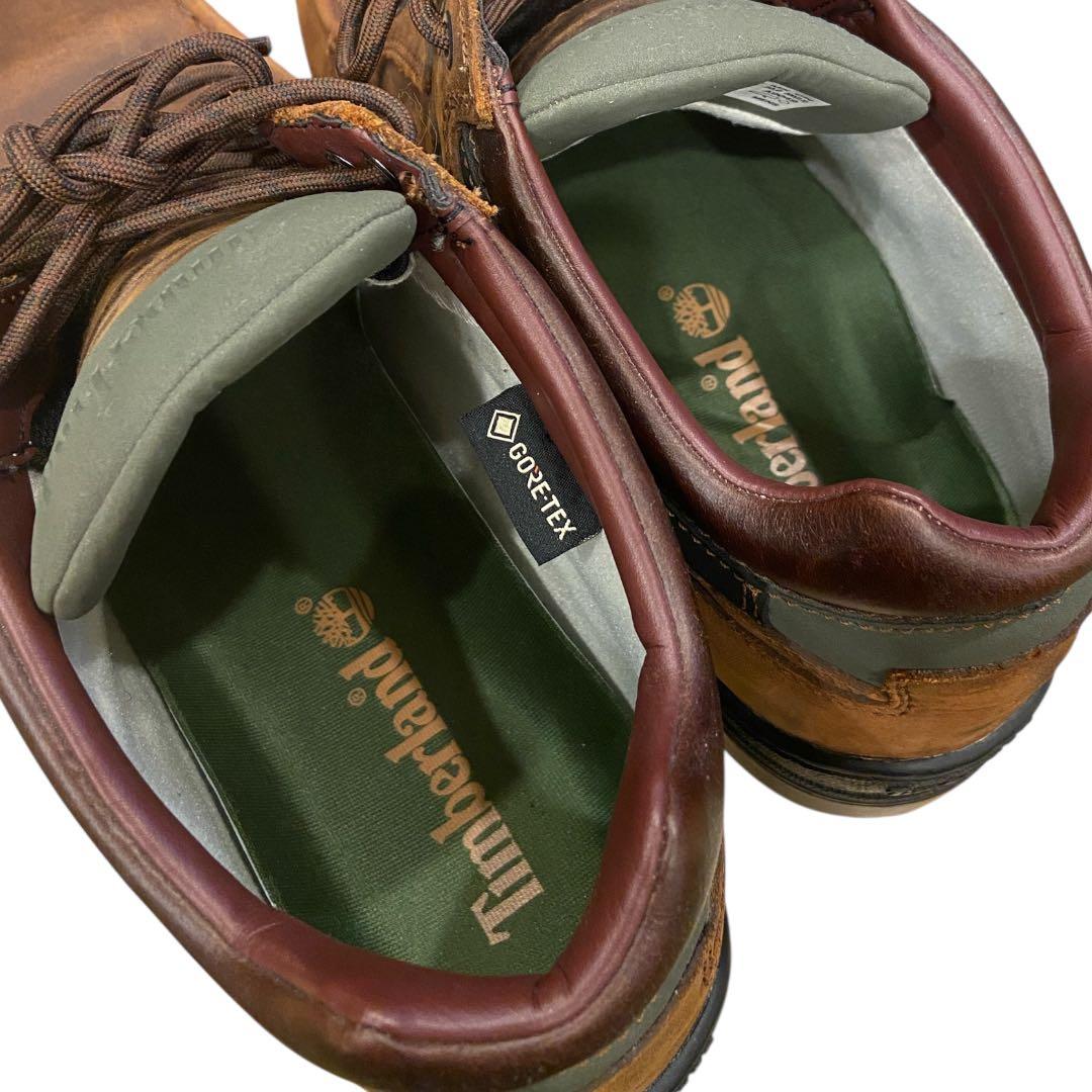 靴 timberland moc toe Mid gtx brown us 12