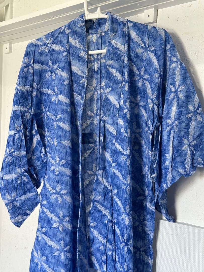 ギースー　有松絞り　ゆかた　浴衣・帯セット　美品