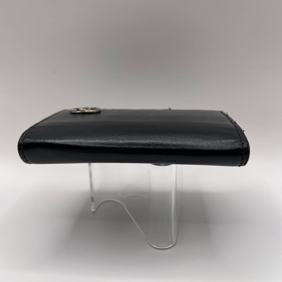 GUCCI 名刺入れ　カードケース　GGマーモント　　ブラック　665453