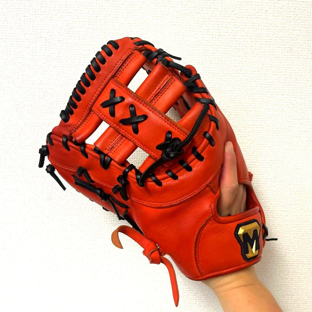 883 ミツワタイガー 型抜群 即戦力 極美品 軟式 ファーストミット 左投げ