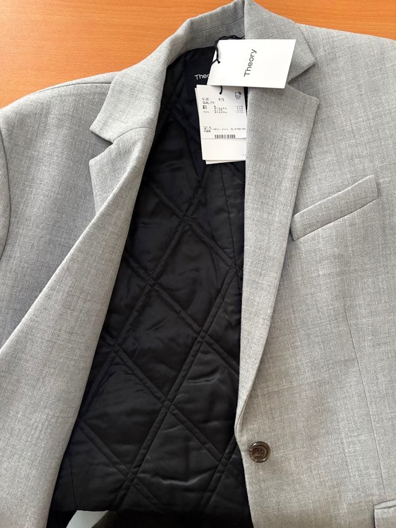 Theory グレー テーラードジャケット P/S