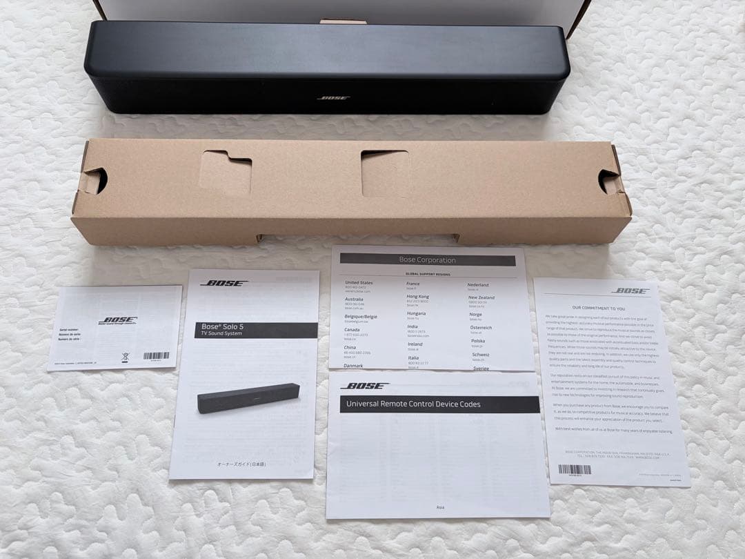 Bose Solo 5 サウンドバー 黒