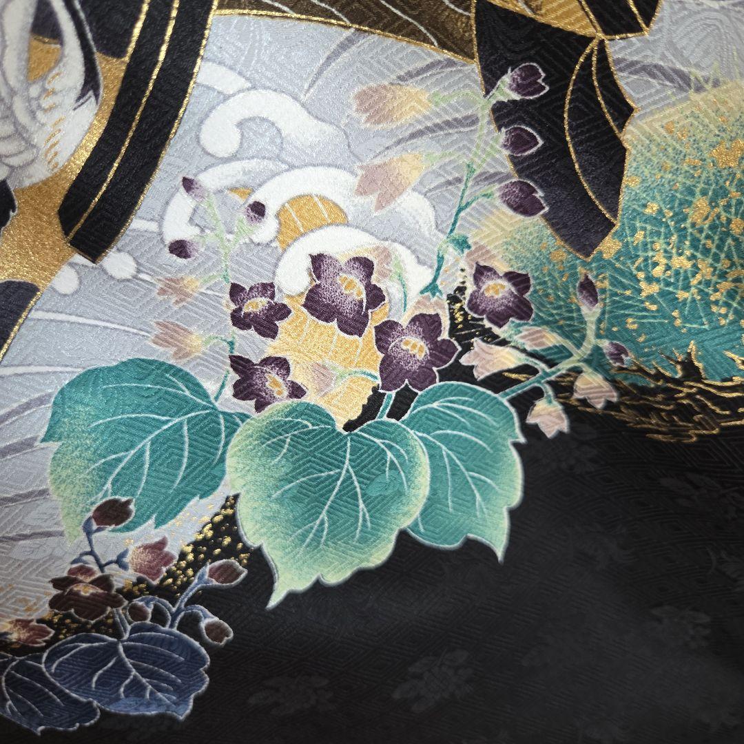 No22 正絹　男の子お祝い着物　産着　長襦袢付き　七五三　美品