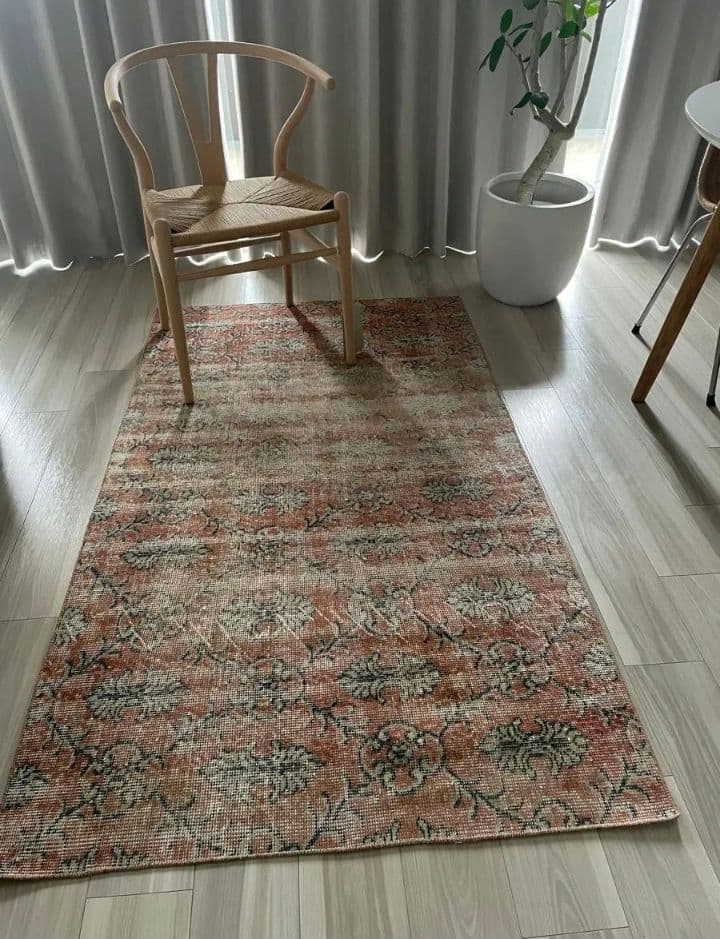 1980年代頃　トルコ　ヴィンテージ　ラグ　絨毯　100 x 175 cm