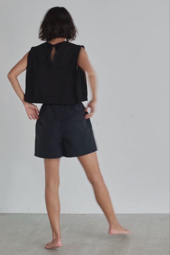 ナラ　Nalaショートパンツ ギャザーショートパンツ