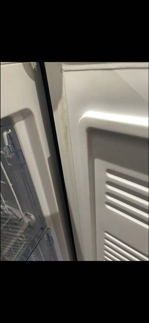 レトロブラック冷凍庫 北海道千歳市