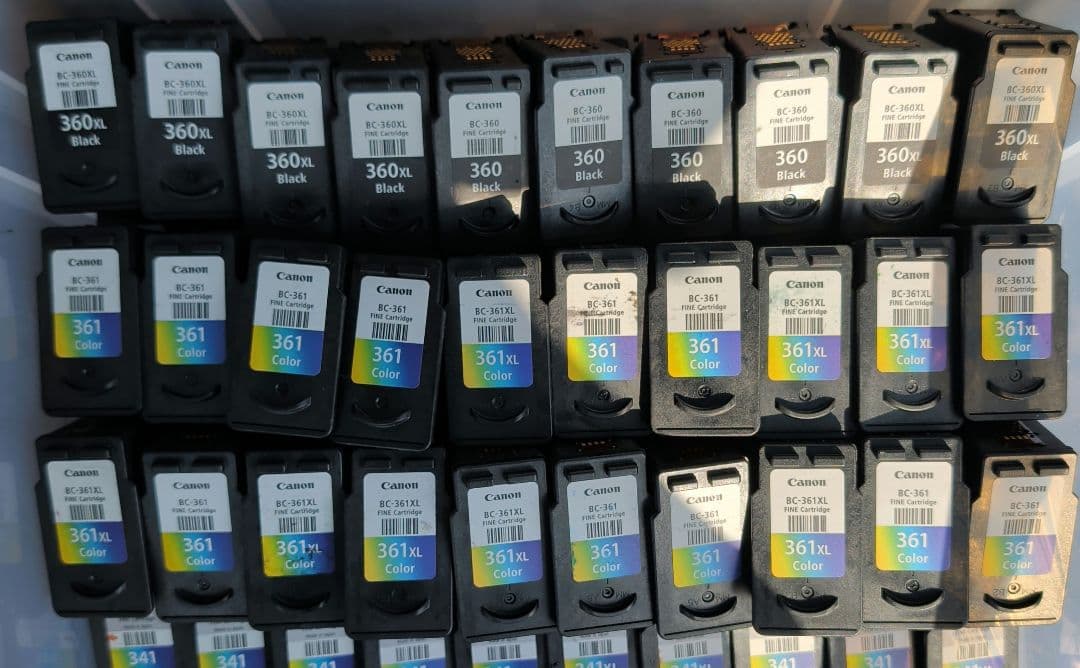 キャノン　状態良好　使用済みインクカートリッジ　純正品200個