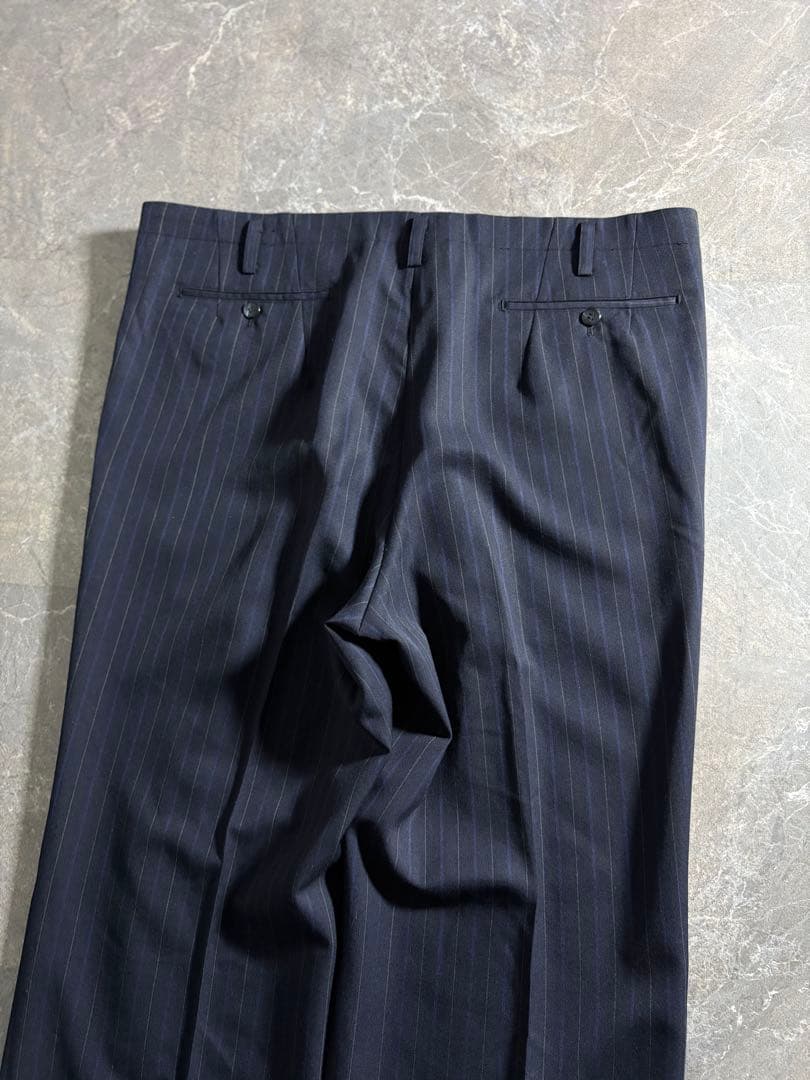 パンツ 60s Vintage pin stripe wide wool slacks