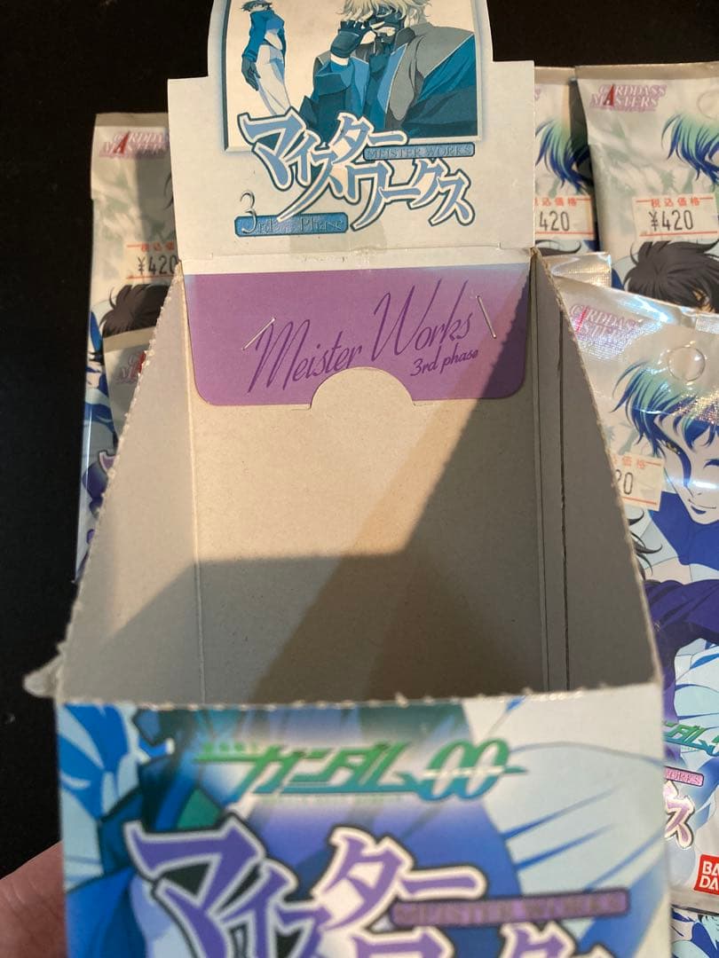 ガンダム00 カードダスマスターズ　マイスターワークス　未開封　13パック　箱付