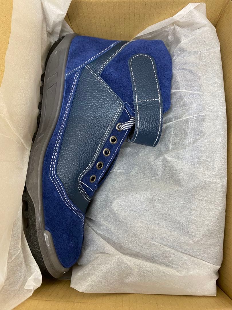 椿モデル 青木産業 安全靴 ハイカットAG-21 FORZA 紺/紺25.5cm