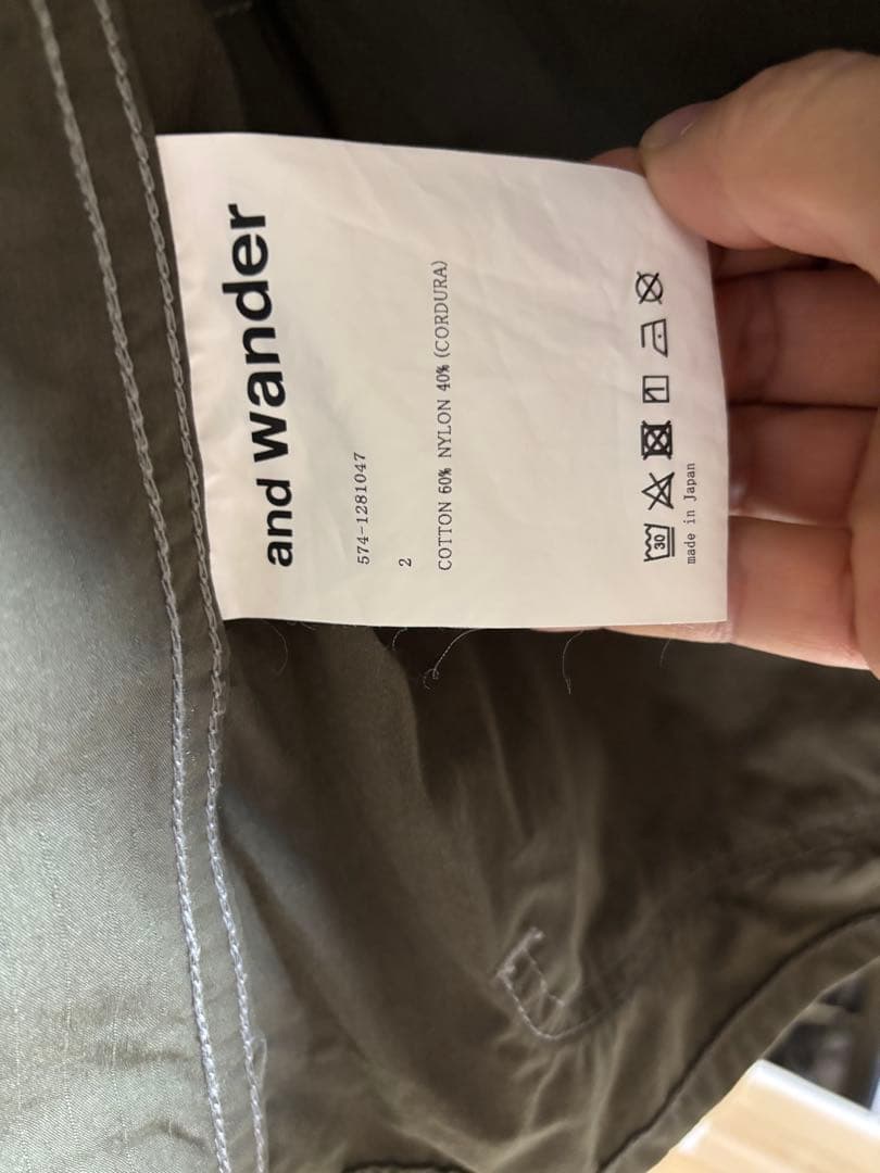 バブアー アンドワンダー ジャケット サイズ2