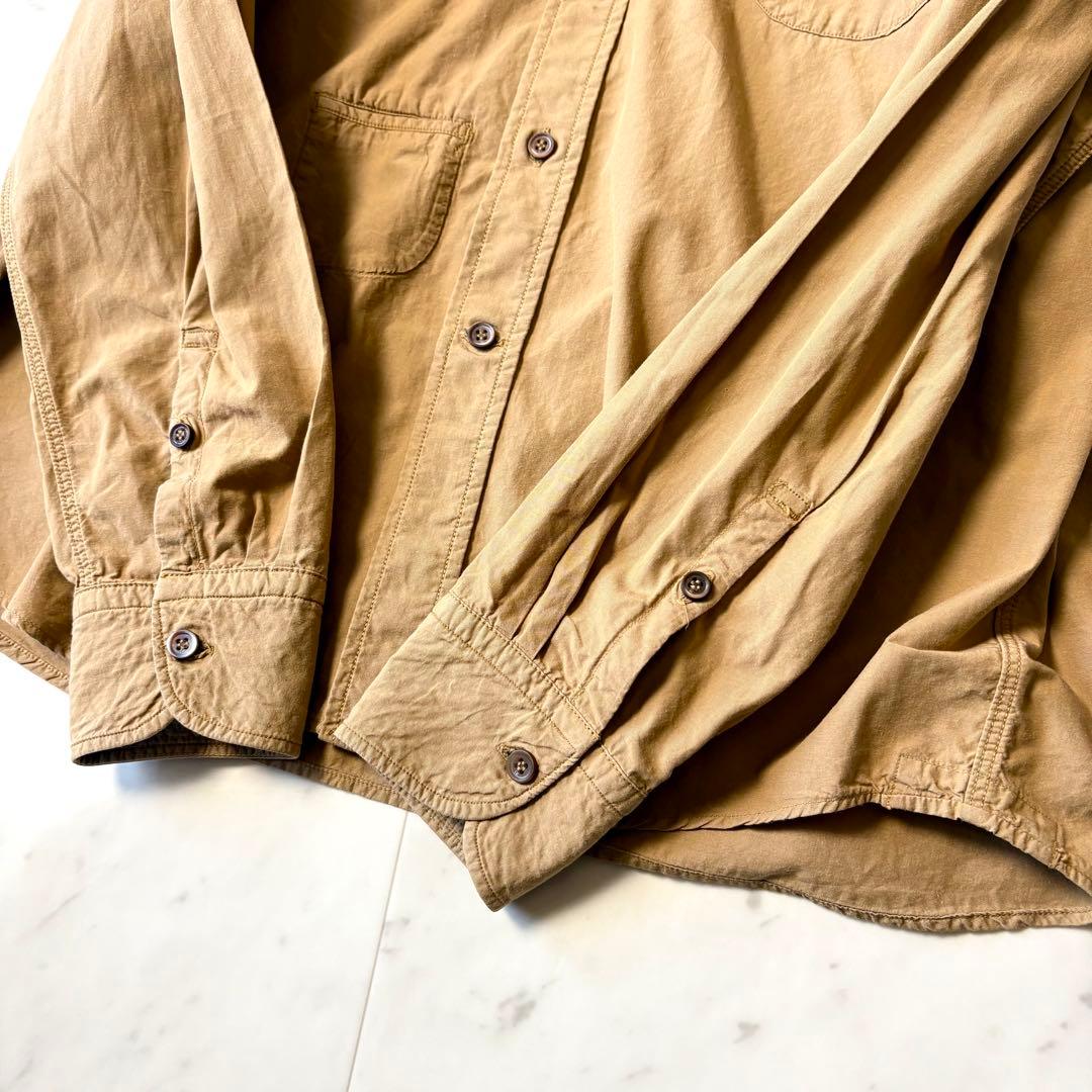 美品 45R 洗える 先染めダンプの908オーシャンシャツ 2 近年 R釦 綿