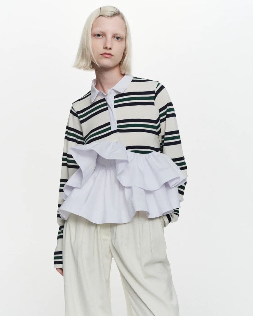 Bibiy. LOLA PEPURAMU POLO ホワイト