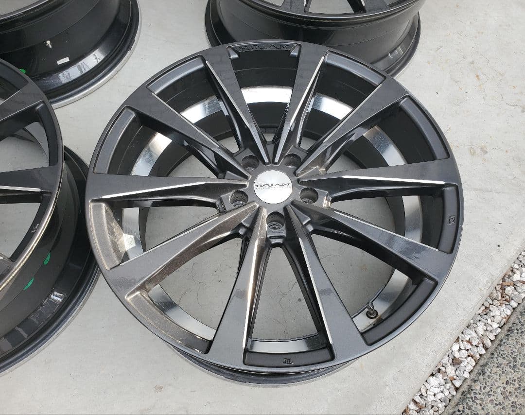 ROJAMロジャム スレイヴ ブラックトゥールビヨン 20インチ 8.5J 35