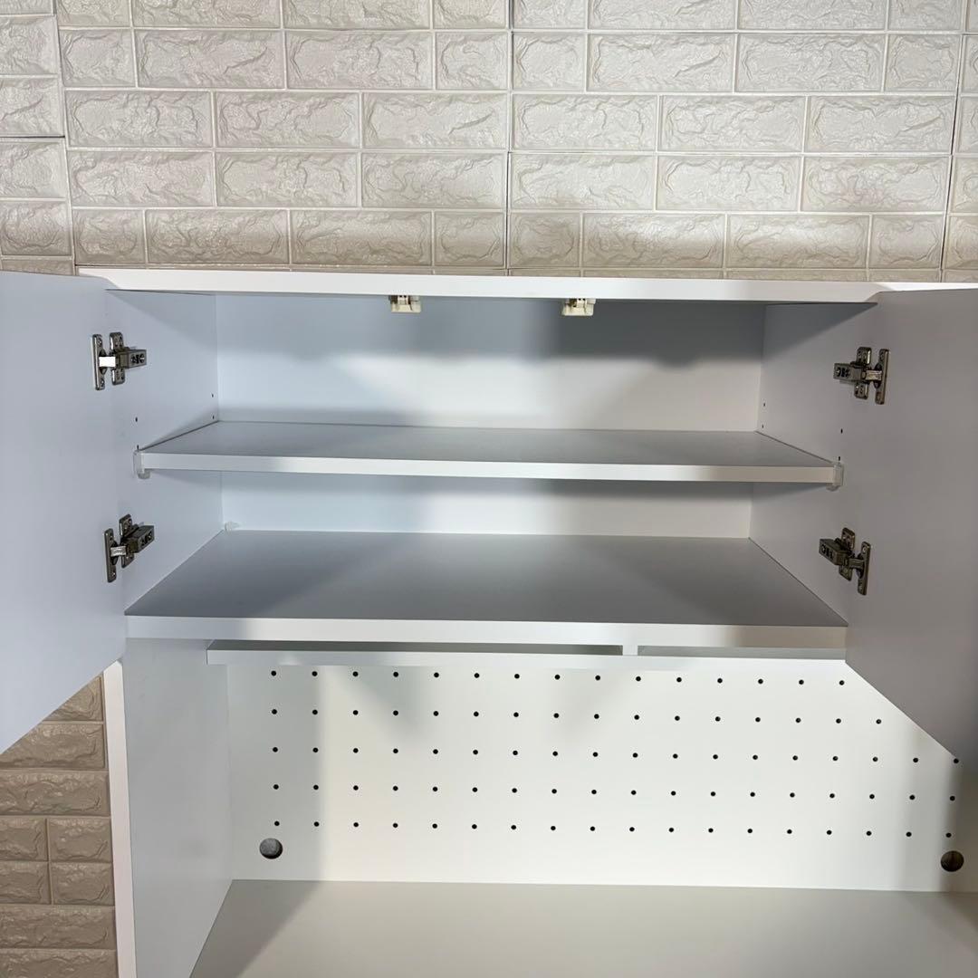 LOWYA ロウヤ カップボード キッチンボード 幅120 収納家具 B127