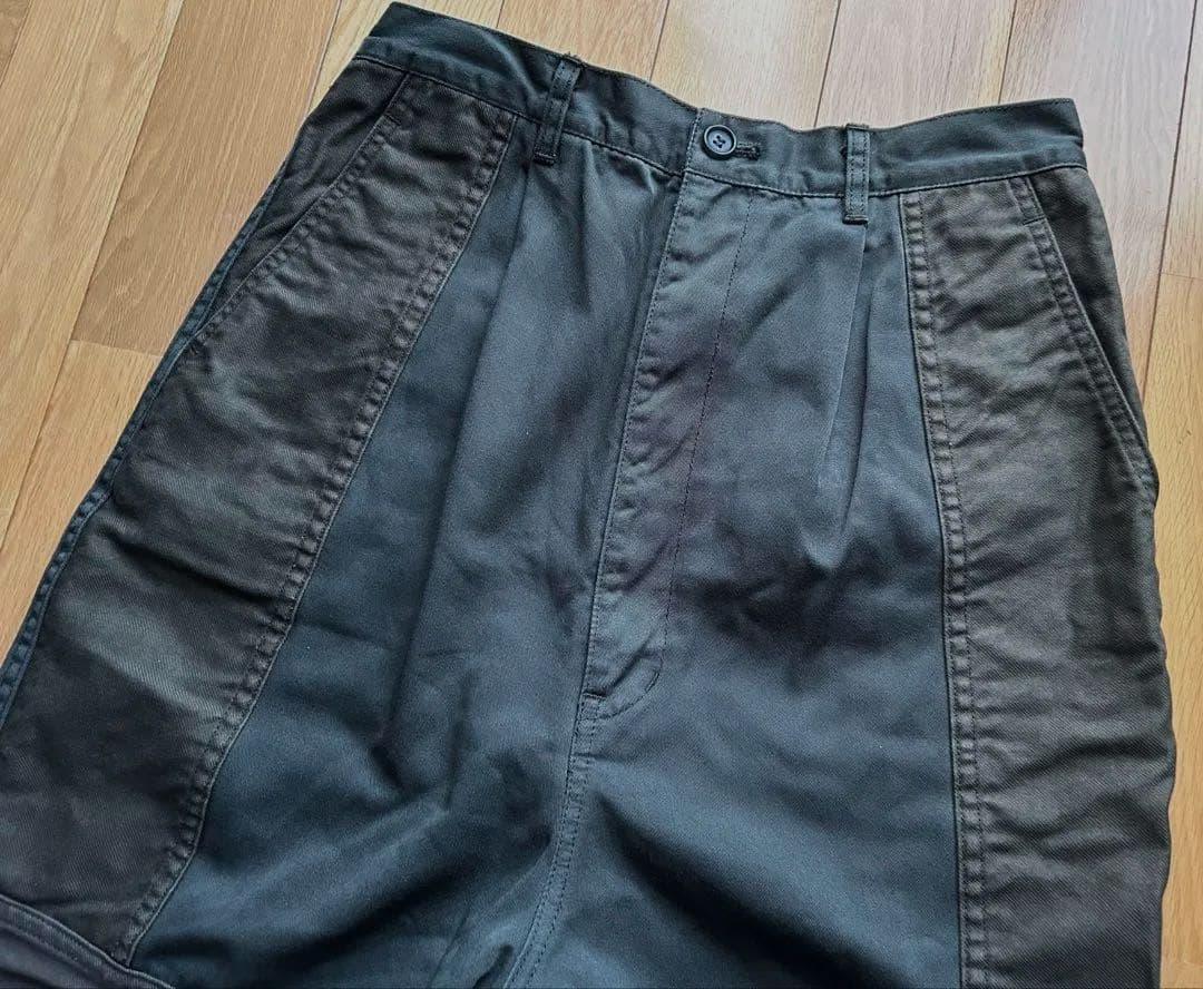 コムデギャルソン　オム　パッチ　ワイドパンツ