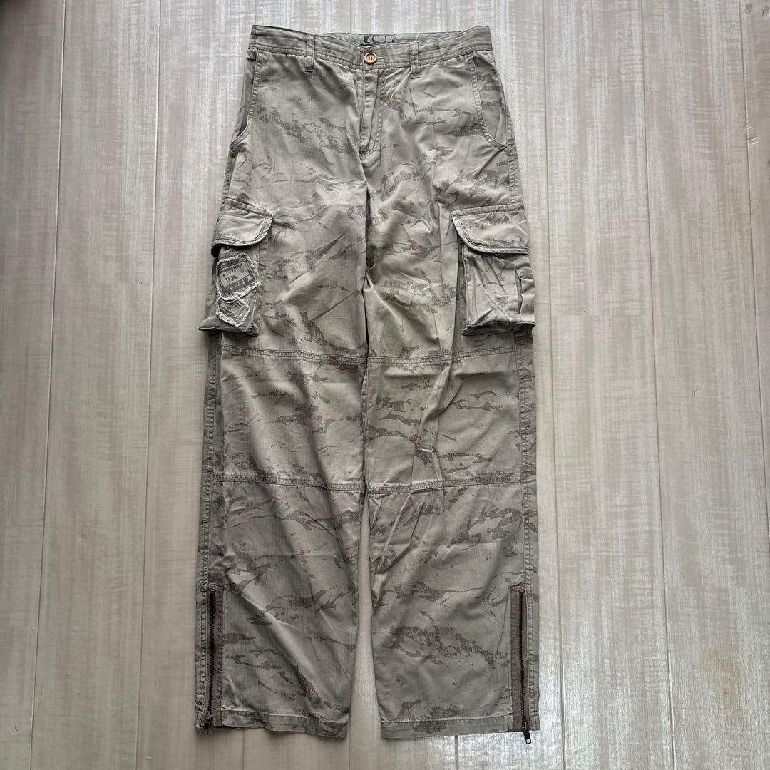 【希少】oakley オークリー 00s カーゴパンツ ミリタリー 迷彩 カモ