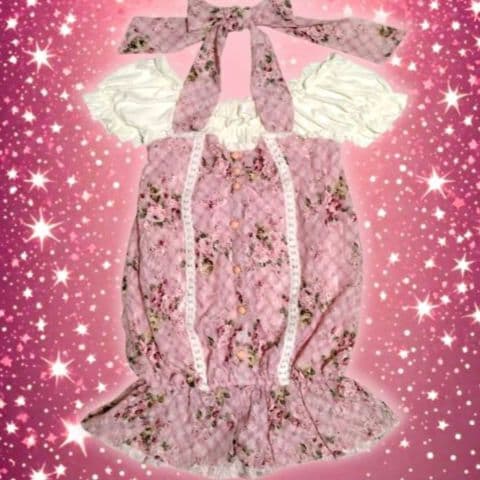 希少 リズリサ 当時物 バラ柄 平成ギャル y2k 海外ガール 姫カジ コケット