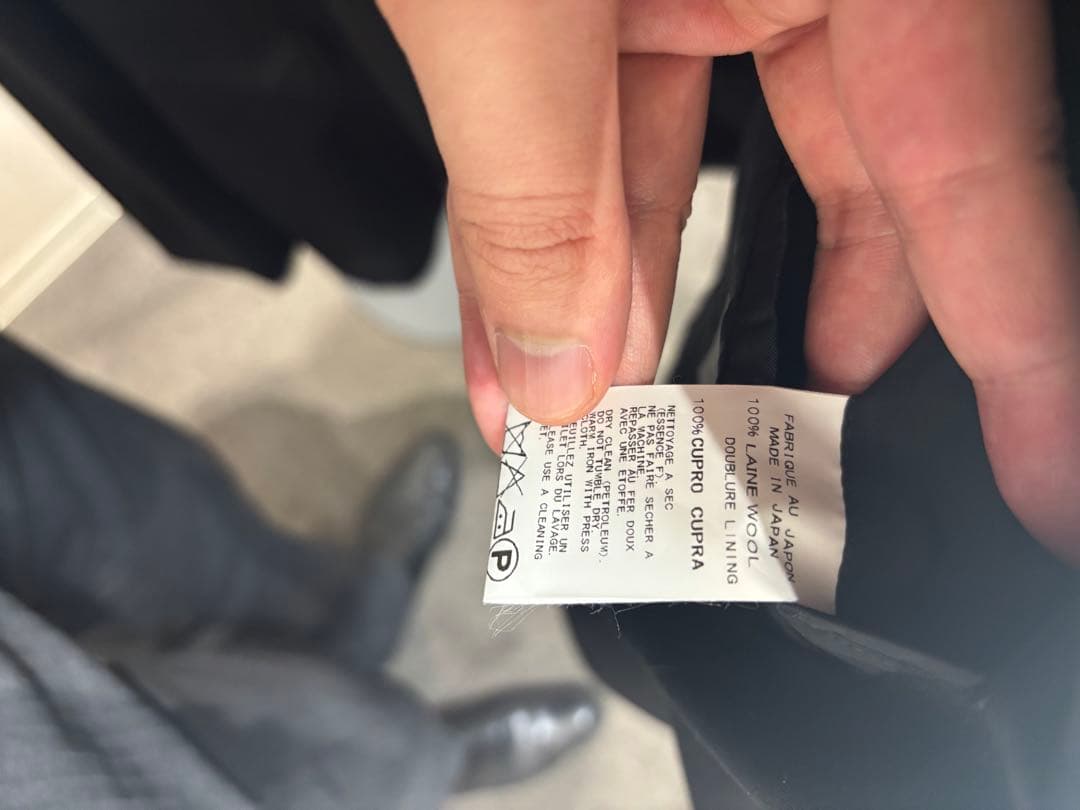 B*K様 ヨウジヤマモト　プールオム　ジャケット　黒　サイズ5 HF-J05-1