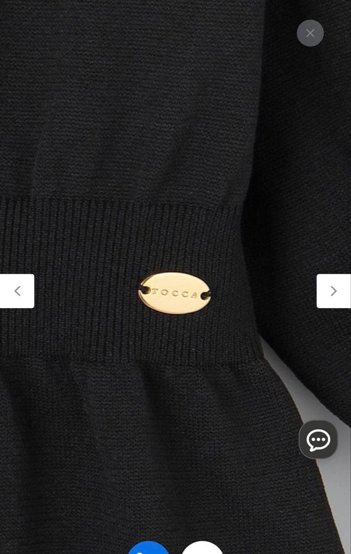 TOCCA【洗える！】RAINY NIGHT ニットドレス