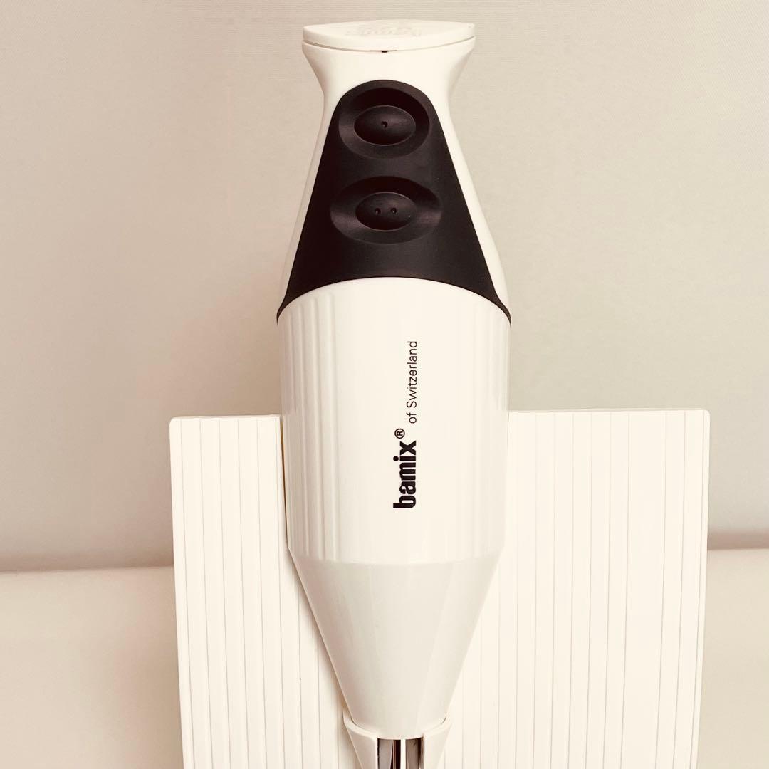 バーミックス ベーシックセット 別売りビーカーセット付き　ホワイト　bamix