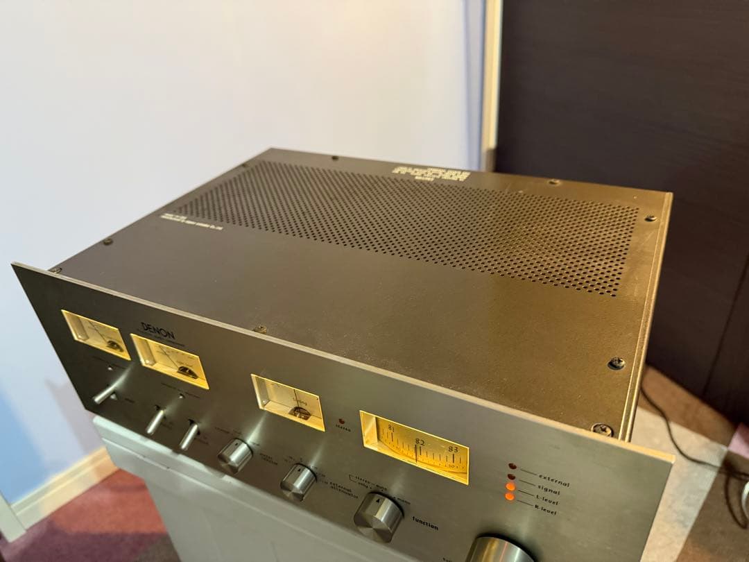 動作品　DENON TU-355 チューナー　デノン　当時物マニュアル付き