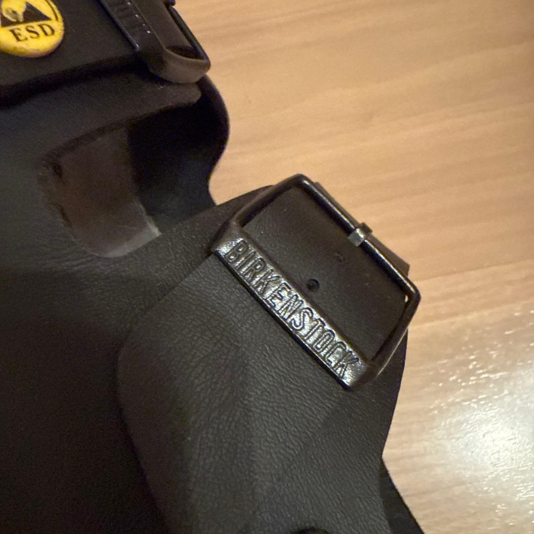 美品！BIRKENSTOCK ブラックサンダル 42 27cm