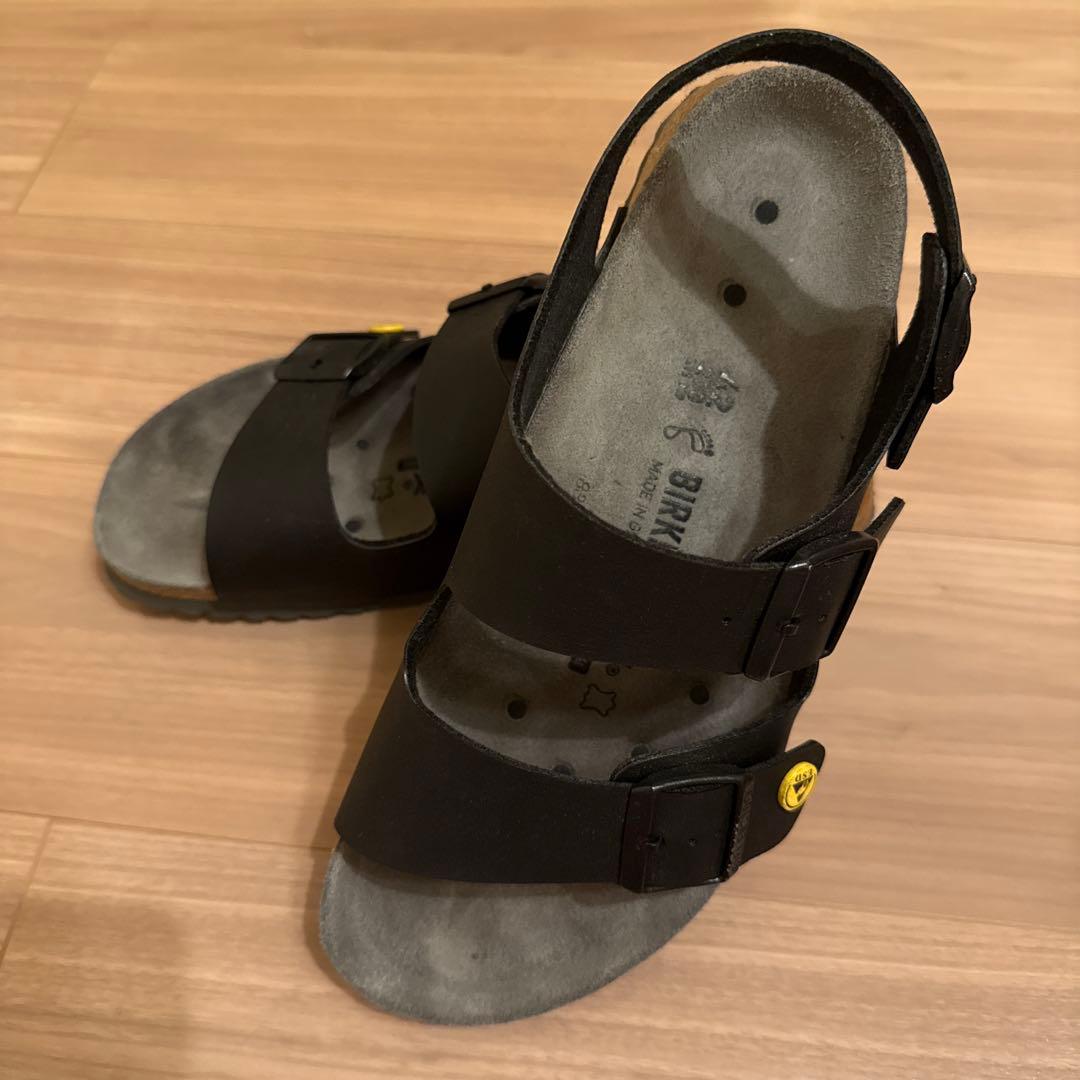 美品！BIRKENSTOCK ブラックサンダル 42 27cm
