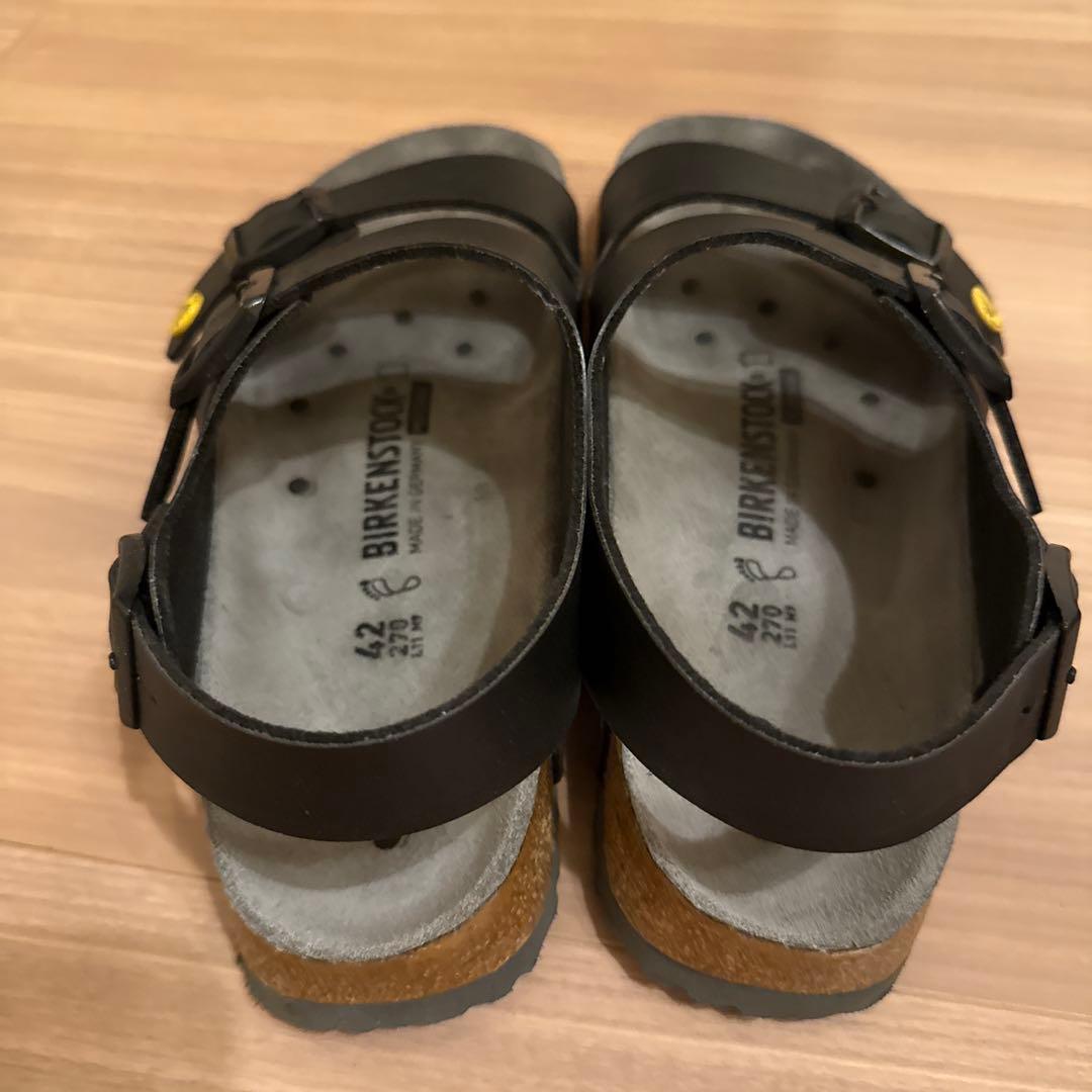 美品！BIRKENSTOCK ブラックサンダル 42 27cm