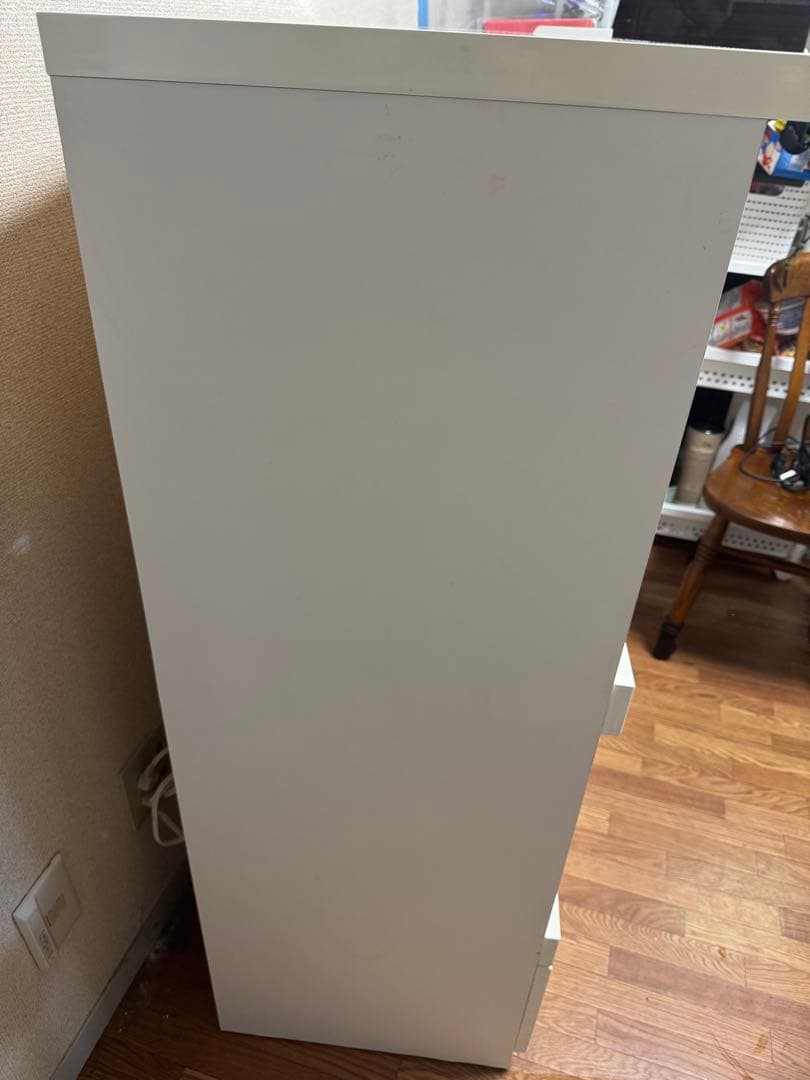 ニトリ　レンジ台　カップボード　キッチン収納　白