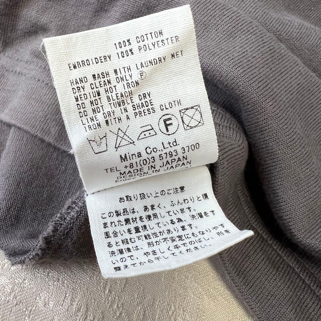 mina perhonen choucho 刺繍 カットソーロングワンピース