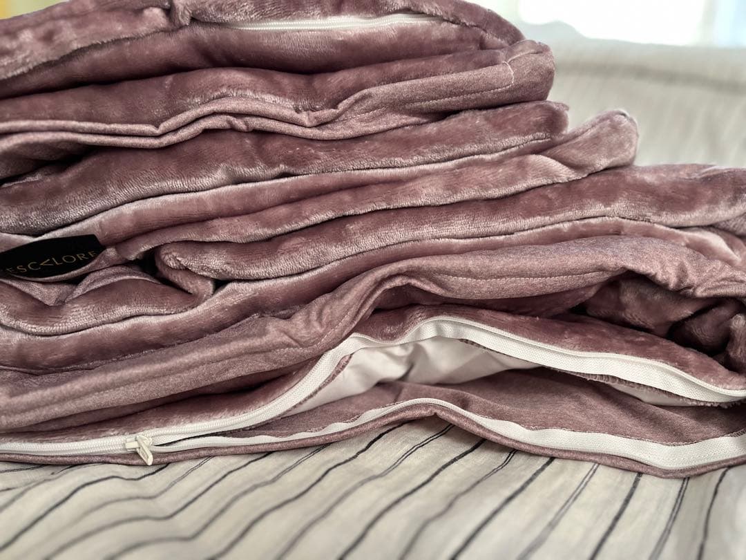 快眠博士　クレスカローレ　吸湿発熱オールインワン毛布