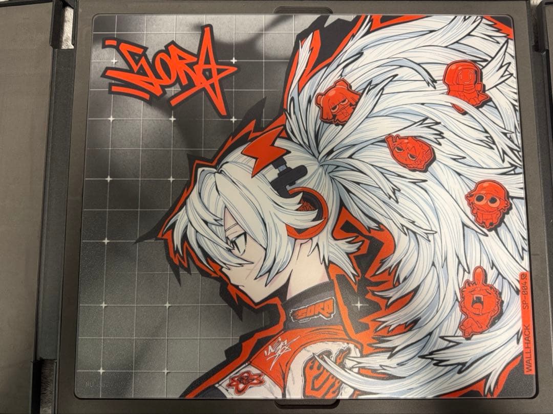 WALLHACK sp-004ガラスマウスパッド drift sora