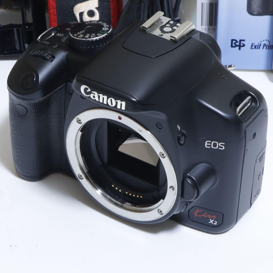 ☆スマホに送れる一眼レフ☆WiFi☆ キャノンEOS Kiss X2ISセット