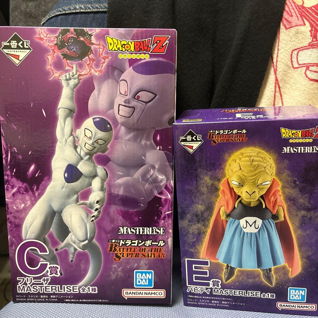 ドラゴンボール　一番くじ　C賞、E賞　フリーザ、バビディ