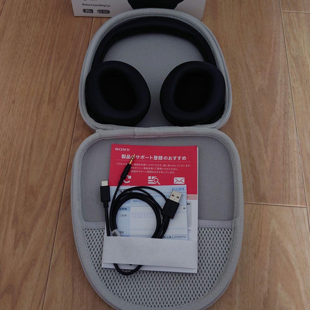 SONY ヘッドホン WH-CH720N B(ケース付)