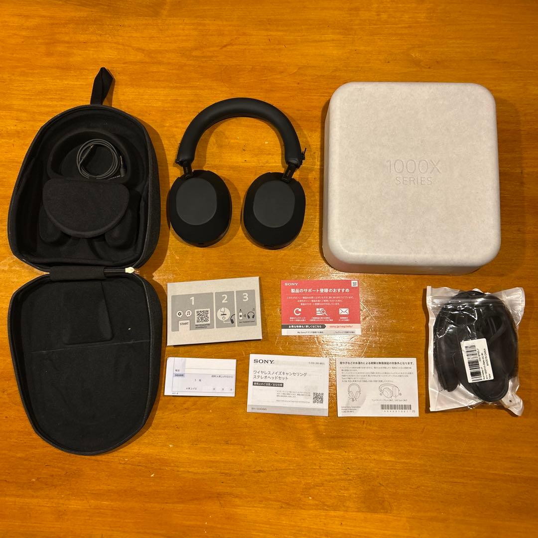 SONY WH-1000XM5 ワイヤレスヘッドホン ブラック（即購入不可）
