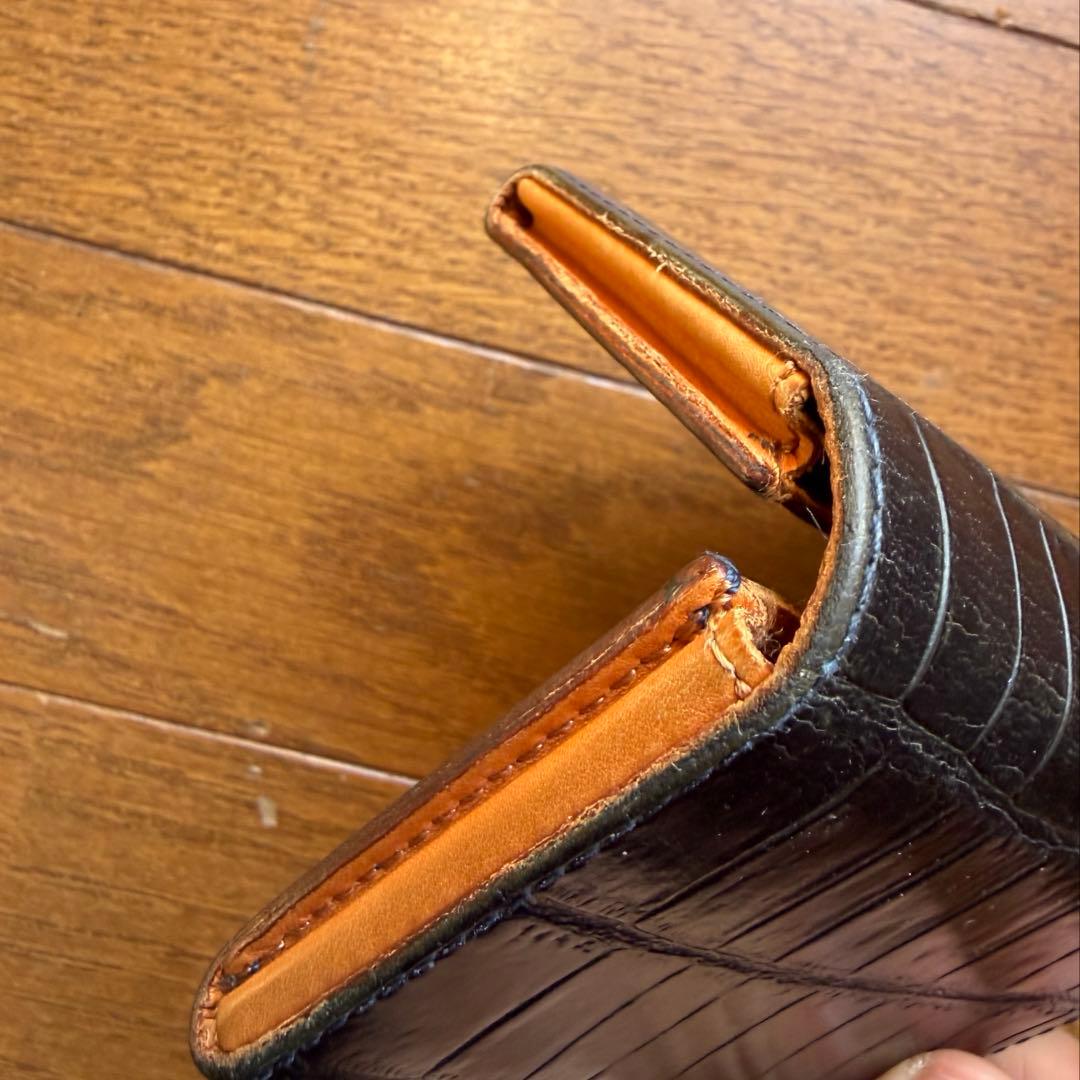 Felisi フェリージ 名刺入れ909 レザー 黒 型押し