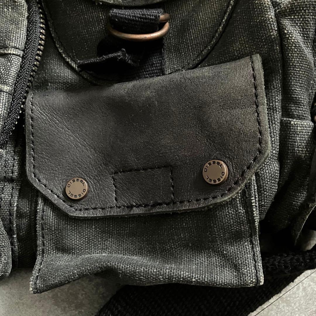 バッグ 90s00s diesel multi-pocket shoulder bag
