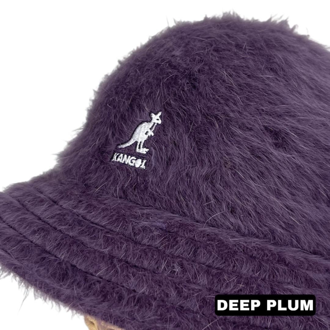 SALE❄️ラス1‼️KANGOL　ファーゴラ　ベル型　紫　XLサイズ　アンゴラ